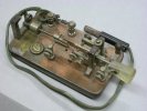 An automatic telegraph sending key used by both John Norwood Junior and Senior.